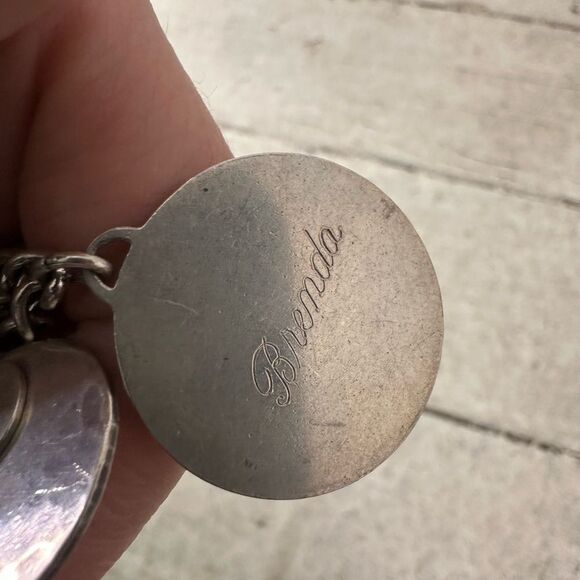 Vintage Sterling And Silver Tone Mix Charm Bracelet - Picture 11 of 16